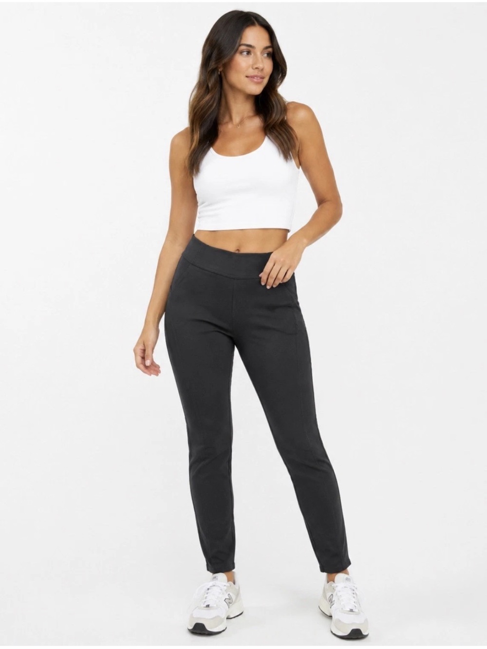 Simply Vera Vera Wang Women's Black Pull-On Stretch Skinny Leggings Pants M